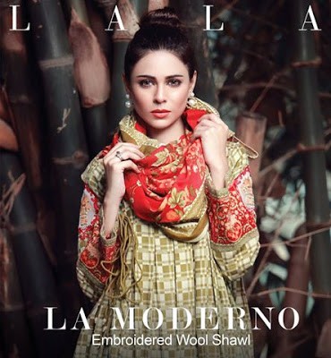 Lala-La-Moderno-winter-embroidered-khaddar-wool-shawl-dresses-collection-2016-1