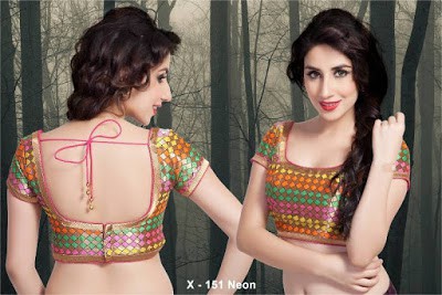 Latest Beautiful Brocade Blouse pattern Designs Saree – Fashion Cluba