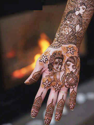 best-and-simple-Indian-bridal-mehndi-designs-for-hands-for-beginner-14