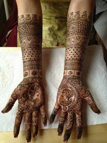 best-and-simple-Indian-bridal-mehndi-designs-for-hands-for-beginner-18