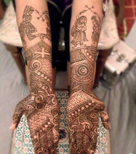 best-and-simple-Indian-bridal-mehndi-designs-for-hands-for-beginner-6