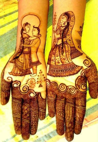 best-and-simple-Indian-bridal-mehndi-designs-for-hands-for-beginner-7