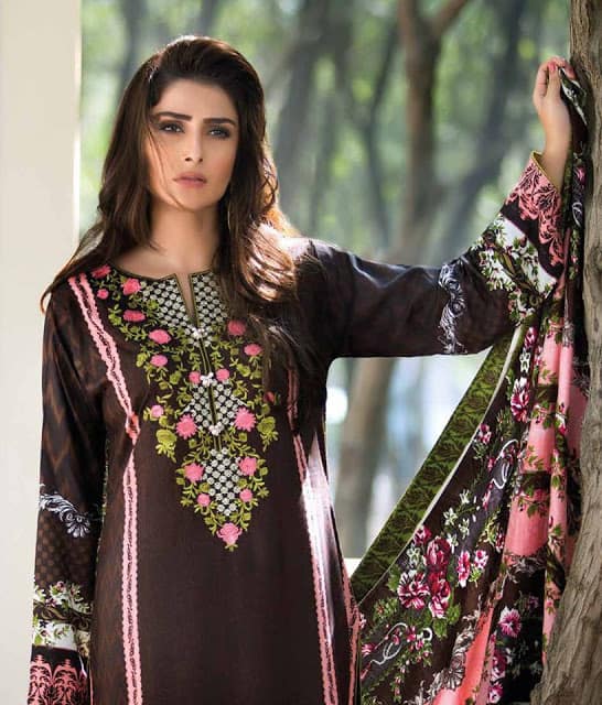 Mahrukh Winter Linen Embroidered Shawl Collection 2018 – Fashion Cluba