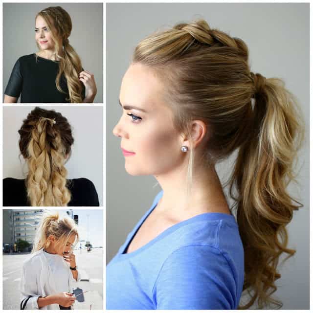 Quick And Easy Hairstyles Ponytails