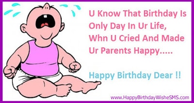 funny happy birthday messages dear friend