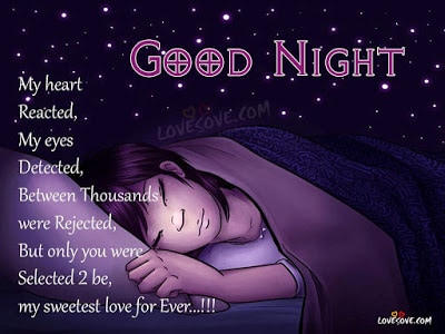 best romantic good night messages for her