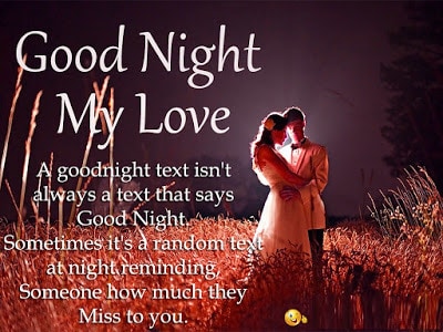 romantic good night messages for girlfriend