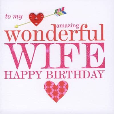 birthday wish for wife from husband