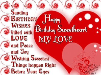 Romantic Happy Birthday Wishes For Wife With Images And Quotes