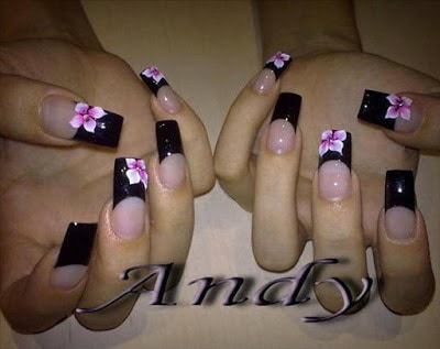 Stylish-and-Cute-Nail-Designs-with-Bows-and-Diamonds-for-Girls-3