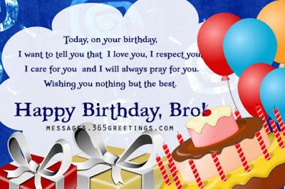 happy birthday wishes for brother on facebook wall
