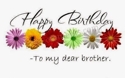 happy birthday wishes for brother in english