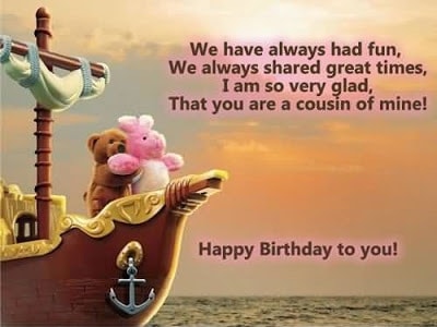 Top Images Of Happy Birthday Wishes For Cousin Sister And Brother