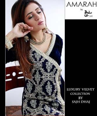 amarah-luxury-winter-velvet-dresses-collection-2017-by-sajh-dhaj-3
