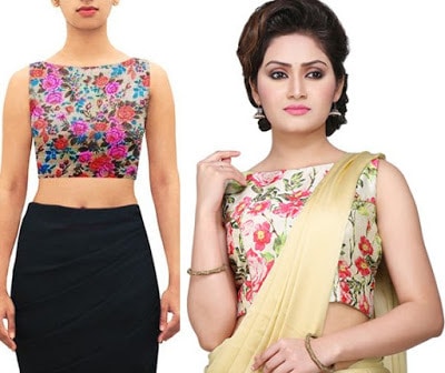 Indian-latest-fancy-sleeveless-blouse-designs-for-sarees-11