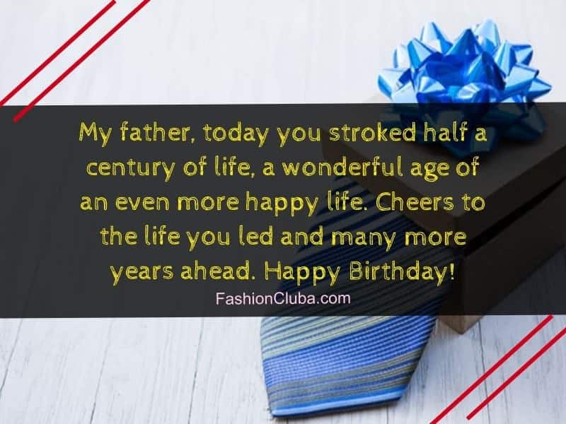 best wishes to father on his birthday