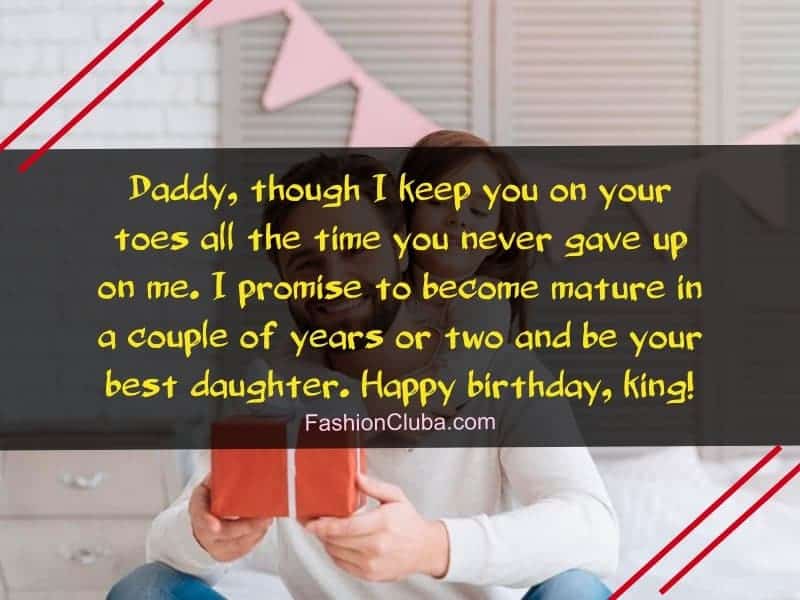 Happy Birthday Daughter Of The King Inspirational Birthday Wishes For Dad From Daughter – Fashion Cluba