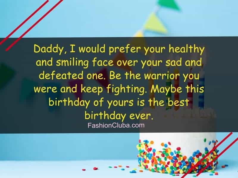 nice quotes about birthday of father from daughter