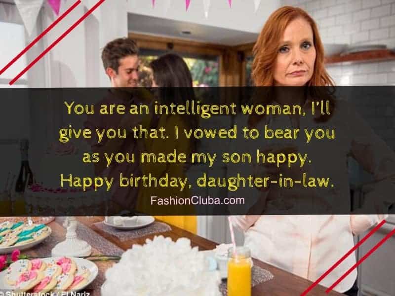 cute birthday messages for daughter-in-law