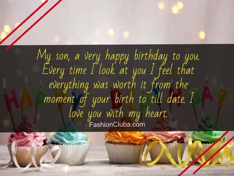 Cute Happy Birthday Wishes for Son from Father and Mother – Fashion Cluba