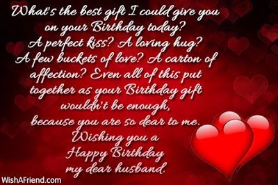 Best Romantic Birthday Wishes for Husband from Wife (With Images)