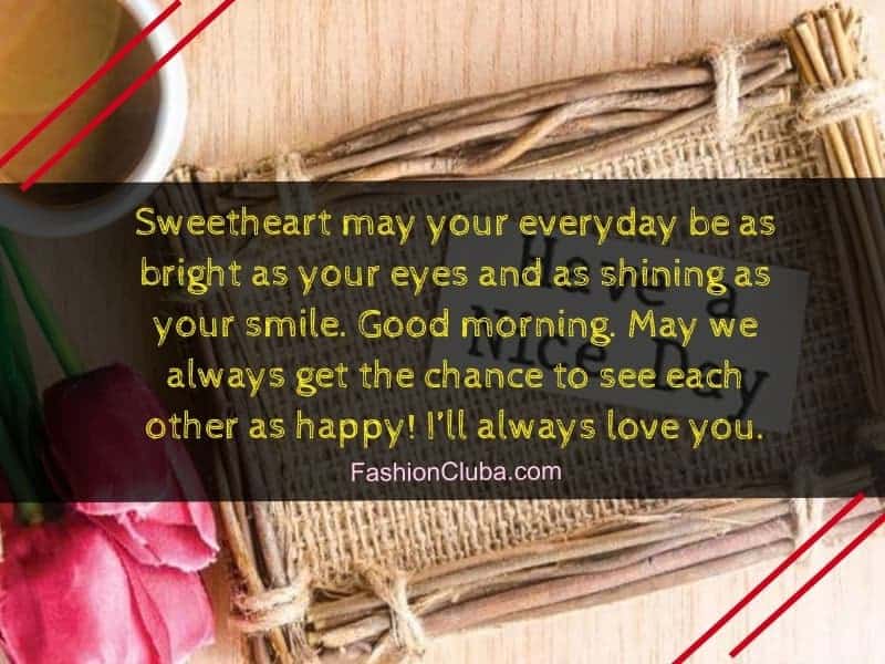 romantic good morning messages for lover