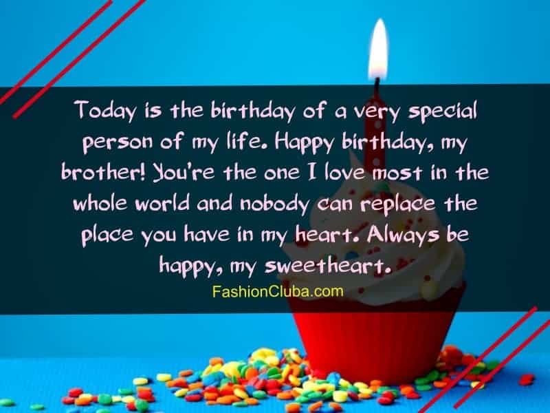 Birthday Wishes Quotes For Brother From Sister