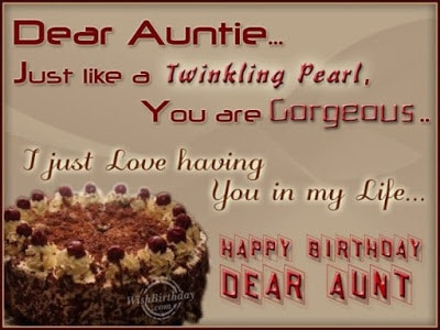 happy birthday messages for a special aunt