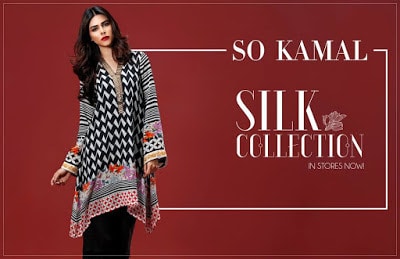 Trendy and Chic So Kamal Silk Dresses of Winter Wear Collection 2018 ...