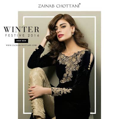 Zainab chottani party wear on sale 2018