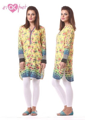 Alkaram kurti designs for girls