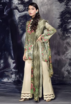 cross stitch winter linen khaddar dresses Collection 2018 (13)