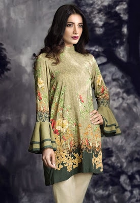 cross stitch winter linen khaddar dresses Collection 2018 (2)