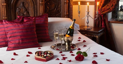 how to set up a romantic room for valentine's day