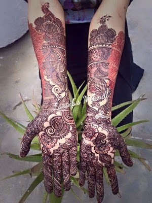 latest bridal mehndi Designs 2018 for hands for full hands (12)