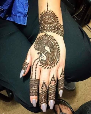 latest bridal mehndi Designs 2018 for hands for full hands (14)