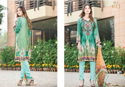 Shaista silk embroidered flowers dresses 