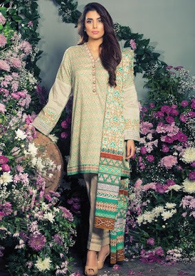 Akaram colorful summer dresses lawn designs for women