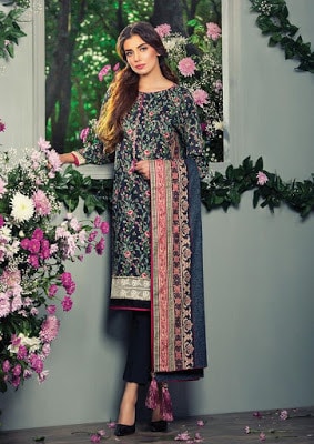 Alkaram summer lawn prints 2017 dresses with full sleeves