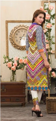 Batik 2 piece summer lawn print dresses design