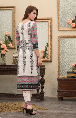 Batik stylish summer women lawn dresses collection