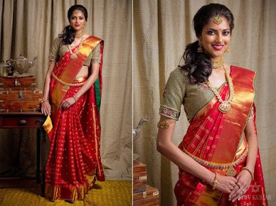 Indian-pattu-blouse-designs-for-silk-sarees-2017-for-women-5