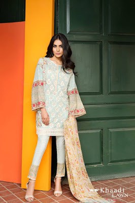 Khaadi-embroidered-lawn-suit-2017-chiffon-dress-collection-for-women-2