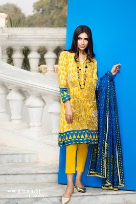 Khaadi-summer-lawn-prints-embroidered-shirt-2017-collection-1