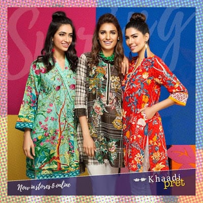 Khaadis new pret wear kurta 2017 dresses collection