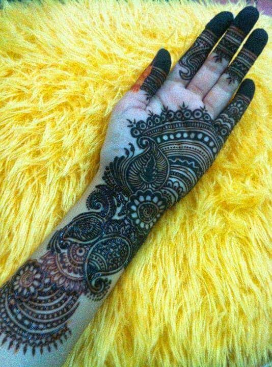 indian wedding henna designs