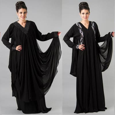 Latest arabian abaya designs with hijab collection for girls