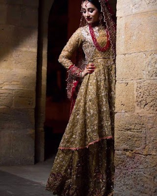 Latest Bridal Walima Dresses Collection 2018-19 for Wedding