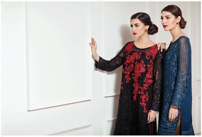 Luxury chiffon embroidered suits collection