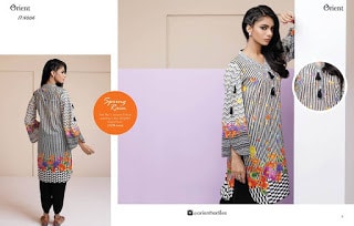 Orient summer lawn kurti styles with stylish designs